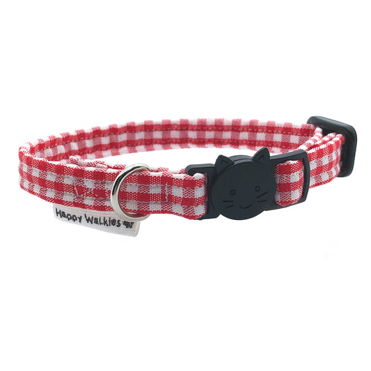 collar gato classic red