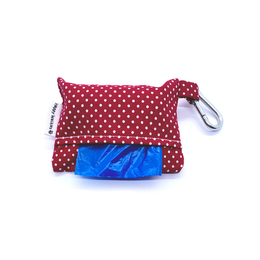 Porta bolsas Red and Dots